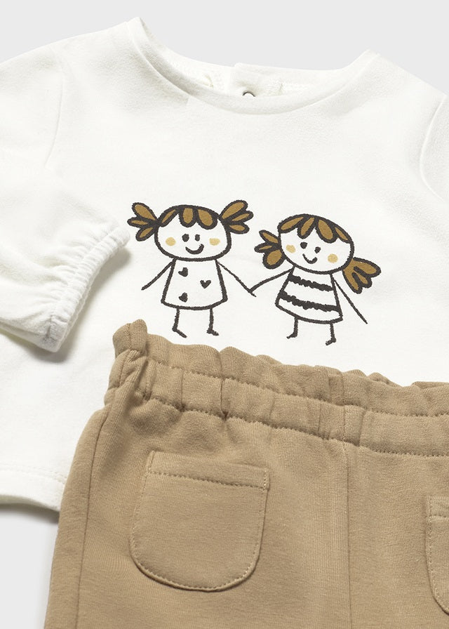 MAYORAL GIRL 3-PIECE SET PEANUT