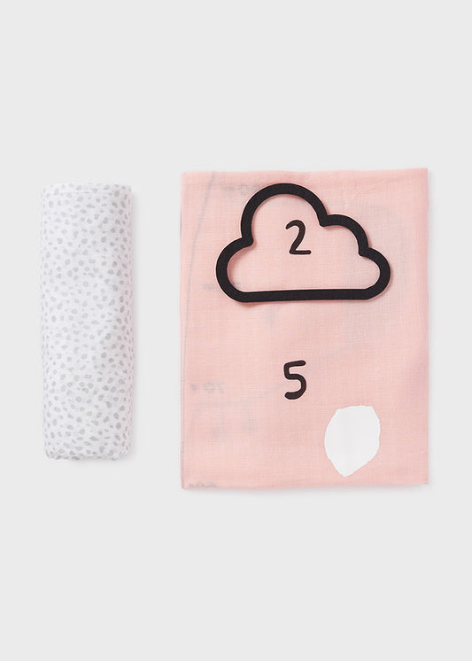 MAYORAL GROW WITH ME SWADDLE - PINK