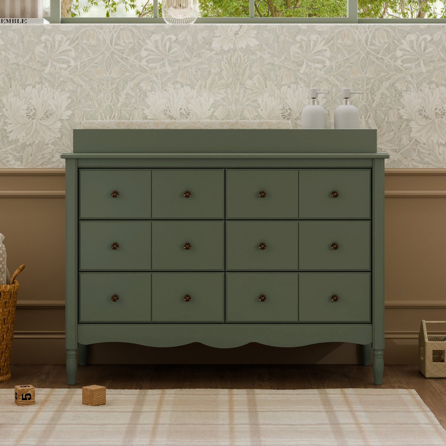 Liberty 6-Drawer Assembled Dresser in Cove Blue