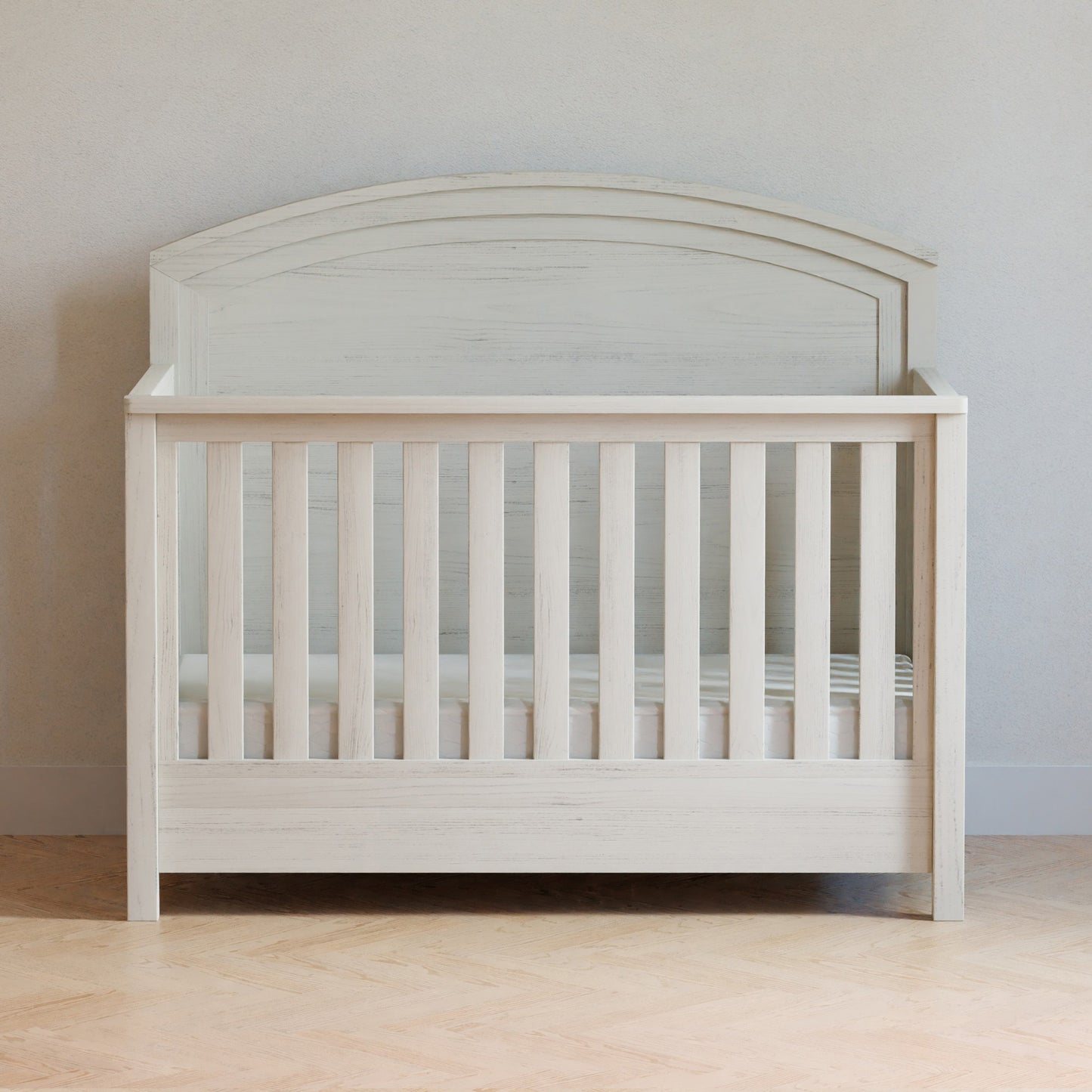 MONOGRAM BY NAMESAKE HEMSTED 4-IN-1 CONVERTIBLE CRIB WALNUT DRIFTWOOD