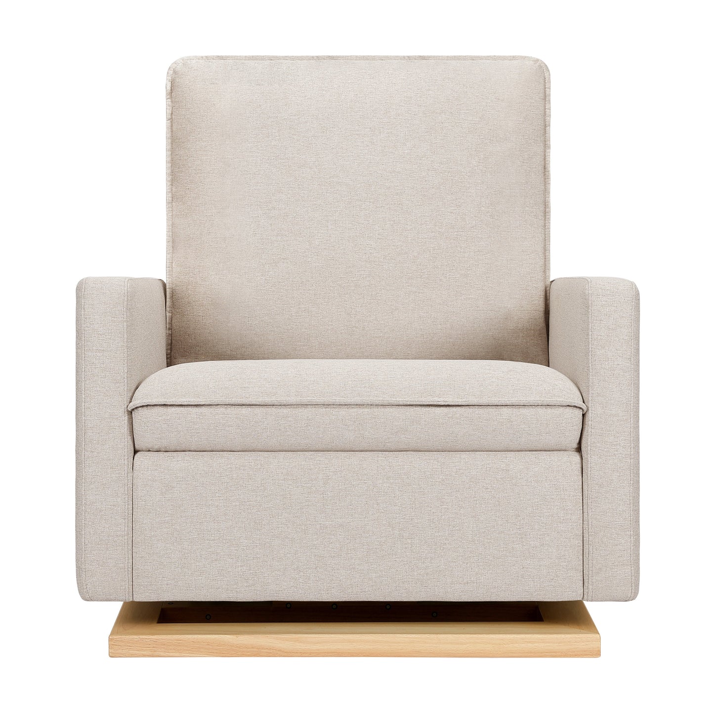 BABYLETTO CALI PILLOWBACK CHAIR AND A HALF GLIDER IN ECO-PERFORMANCE FABRIC | WATER REPELLENT & STAIN RESISTANT
