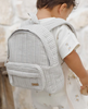 QUINCY MAE MINI BACKPACK SAGE GINGHAM