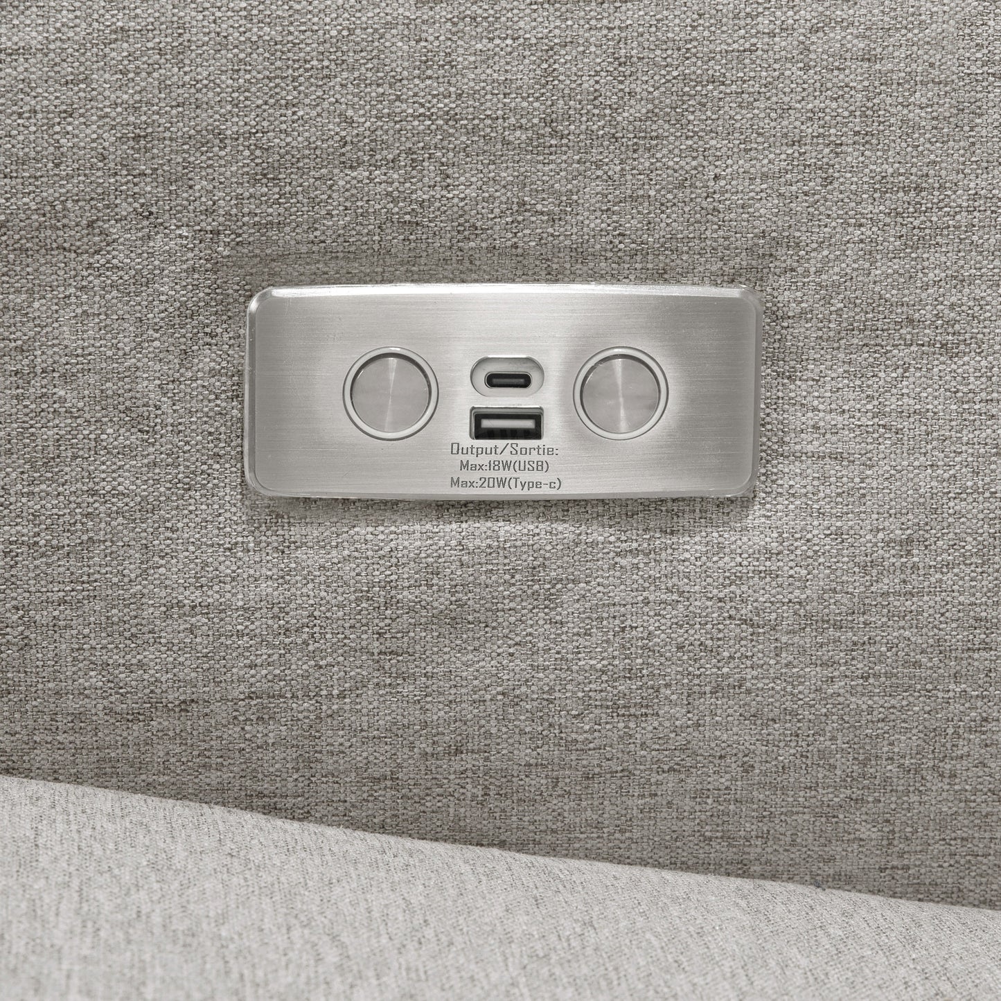 BABYLETTO SIGI ELECTRONIC RECLINER AND GLIDER WITH USB PORT