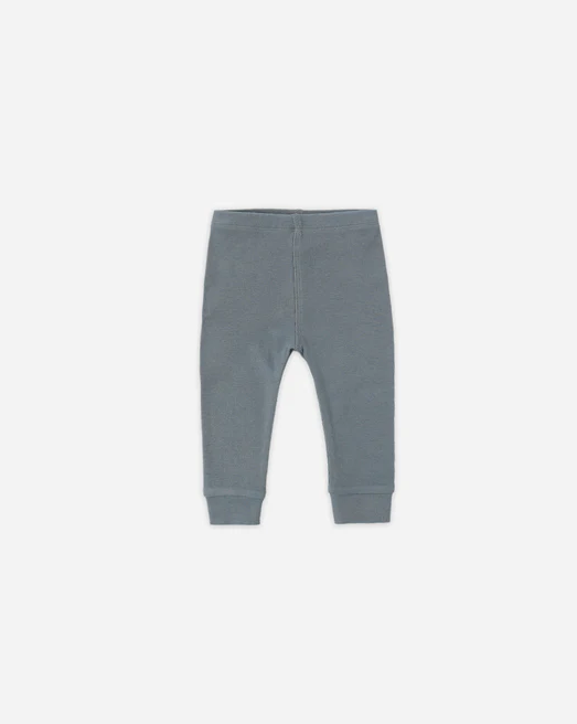 QUINCY MAE RIBBED LEGGING OCEAN