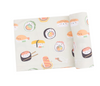 SUSHI GREEN SWADDLE BLANKET