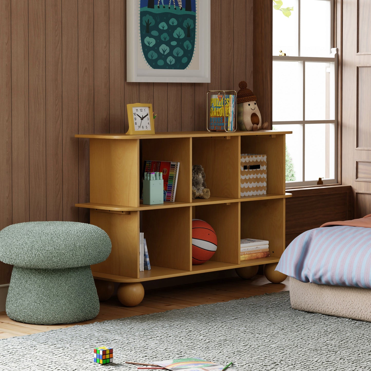 BABYLETTO CROSBY OPEN BOOKCASE