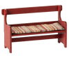 MAILEG BENCH, MOUSE- RED