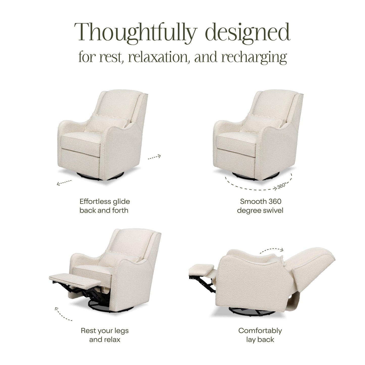 NAMESAKE DEVON RECLINER AND SWIVEL GLIDER