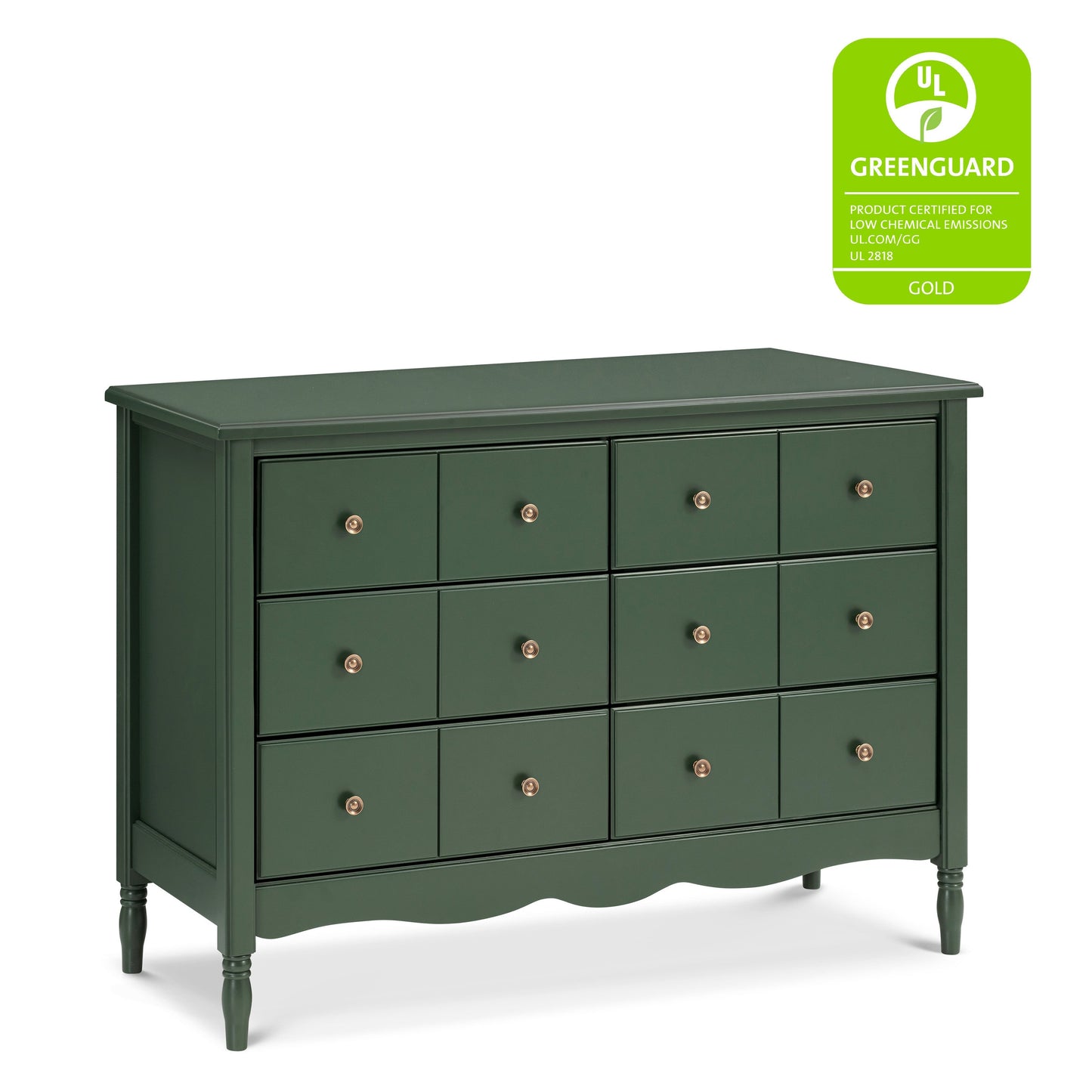 Liberty 6-Drawer Assembled Dresser in Warm White