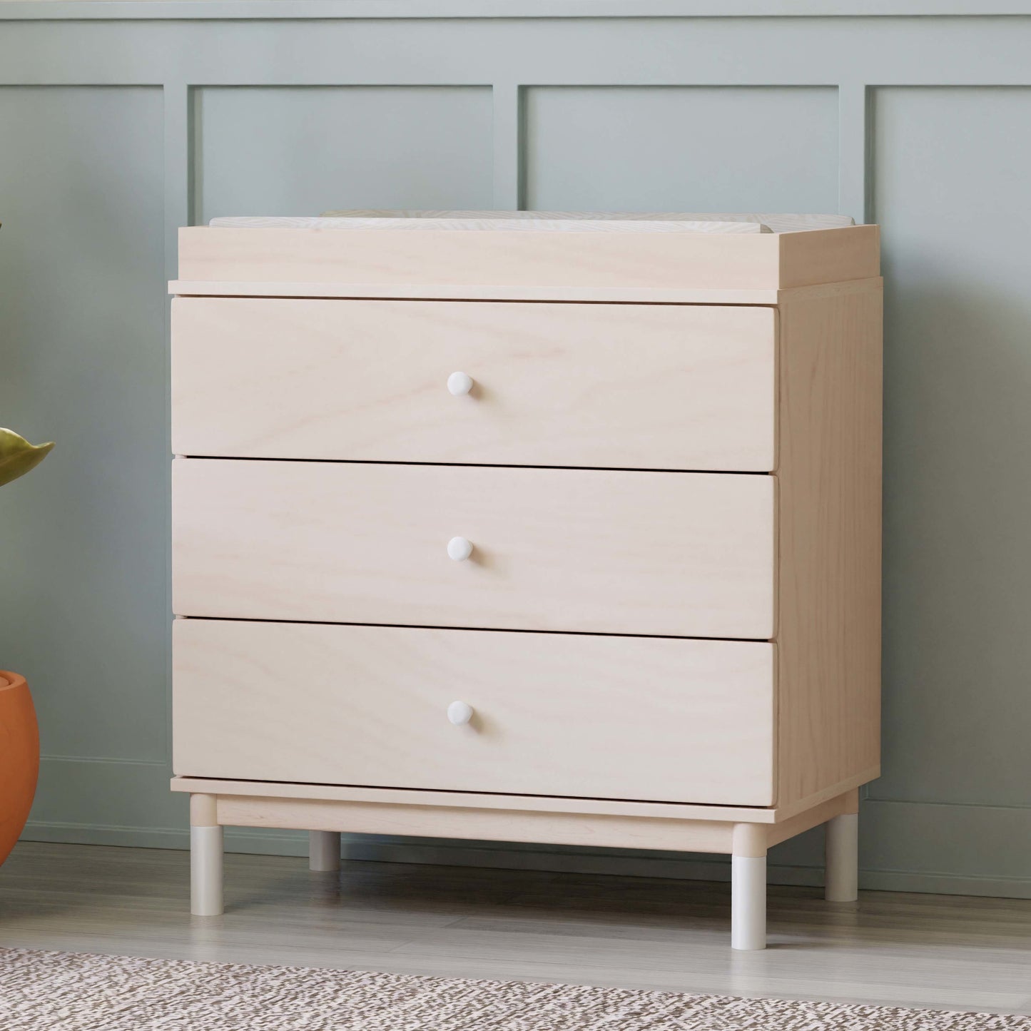 BABYLETTO GELATO 3-DRAWER CHANGER DRESSER WITH REMOVABLE CHANGING TRAY