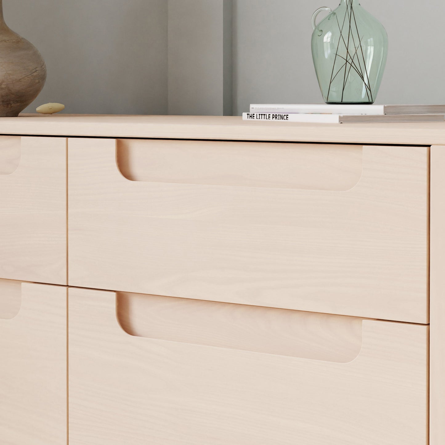 Yuzu 6-Drawer Dresser in Natural Walnut