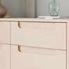 Yuzu 6-Drawer Dresser in Natural Walnut