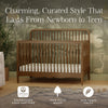 Liberty 4-in-1 Convertible Spindle Crib in Warm White