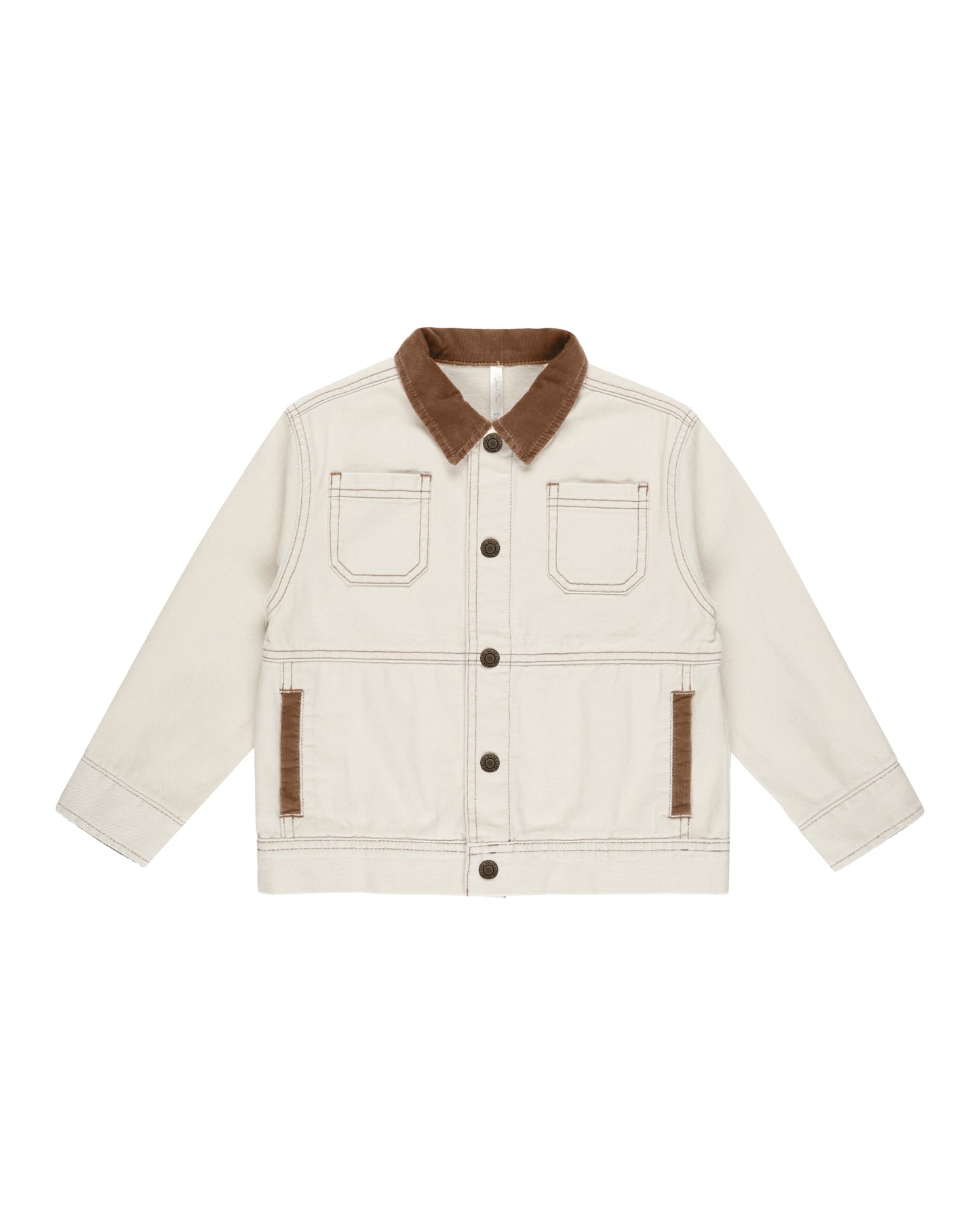 RYLEE + CRU CHORE COAT - NATURAL