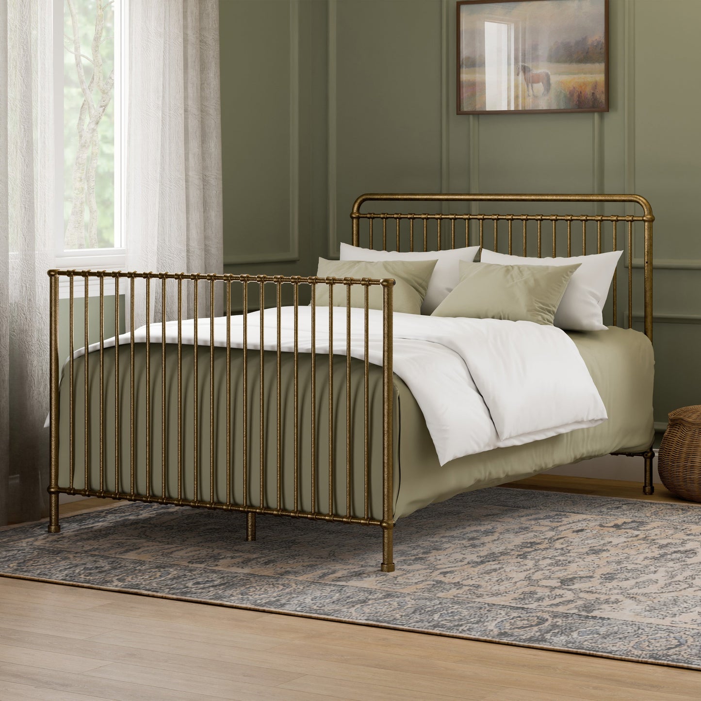 Winston 4-in-1 Convertible Crib in Heirloom Sage