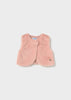 MAYORAL FAUX FUR VEST PINK
