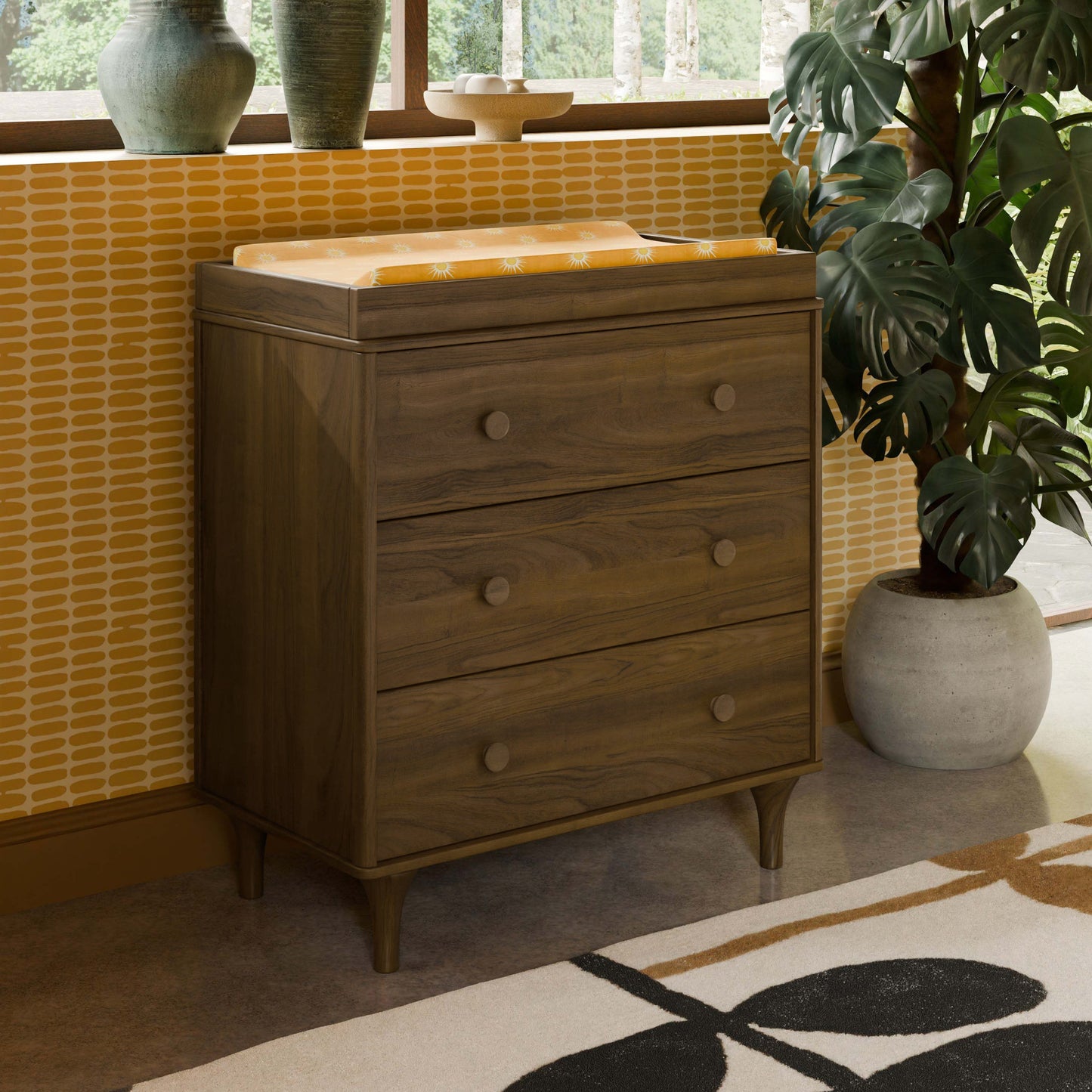 BABYLETTO LOLLY 3-DRAWER CHANGER DRESSER WITH REMOVABLE CHANGING TRAY