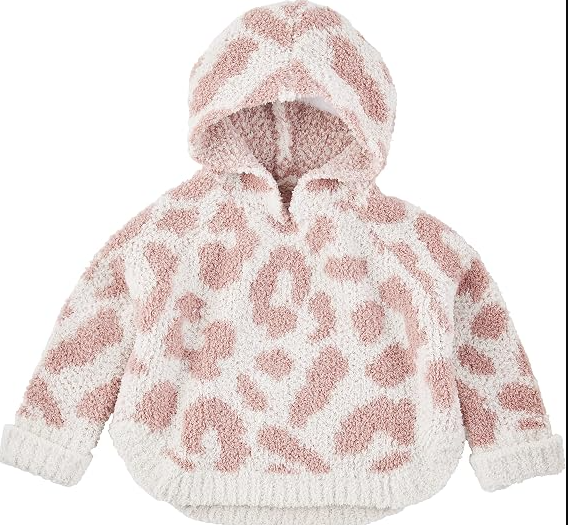 CHENILLE LEOPARD PONCHO