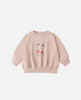 QUINCY MAE RELAXED SWEATSHIRT CHERRY