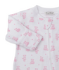TEDDY BEARS ZIP PINK FOOTIE