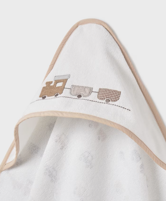 MAYORAL HOODEN TOWEL TOFFEE