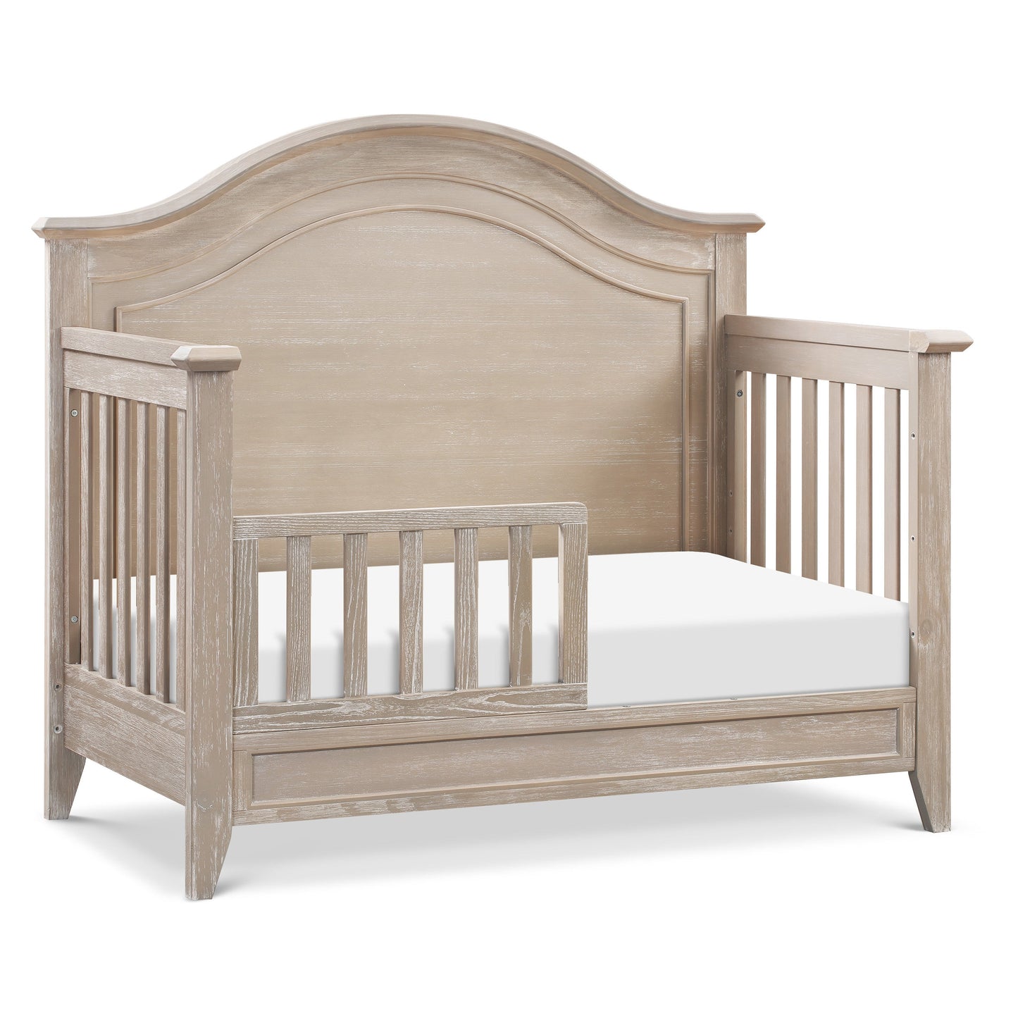 MONOGRAM BY NAMESAKE BECKETT RUSTIC 4-IN-1 CONVERTIBLE CURVE TOP CRIB
