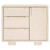 Yuzu 3-Drawer Changer Dresser in White/Natural