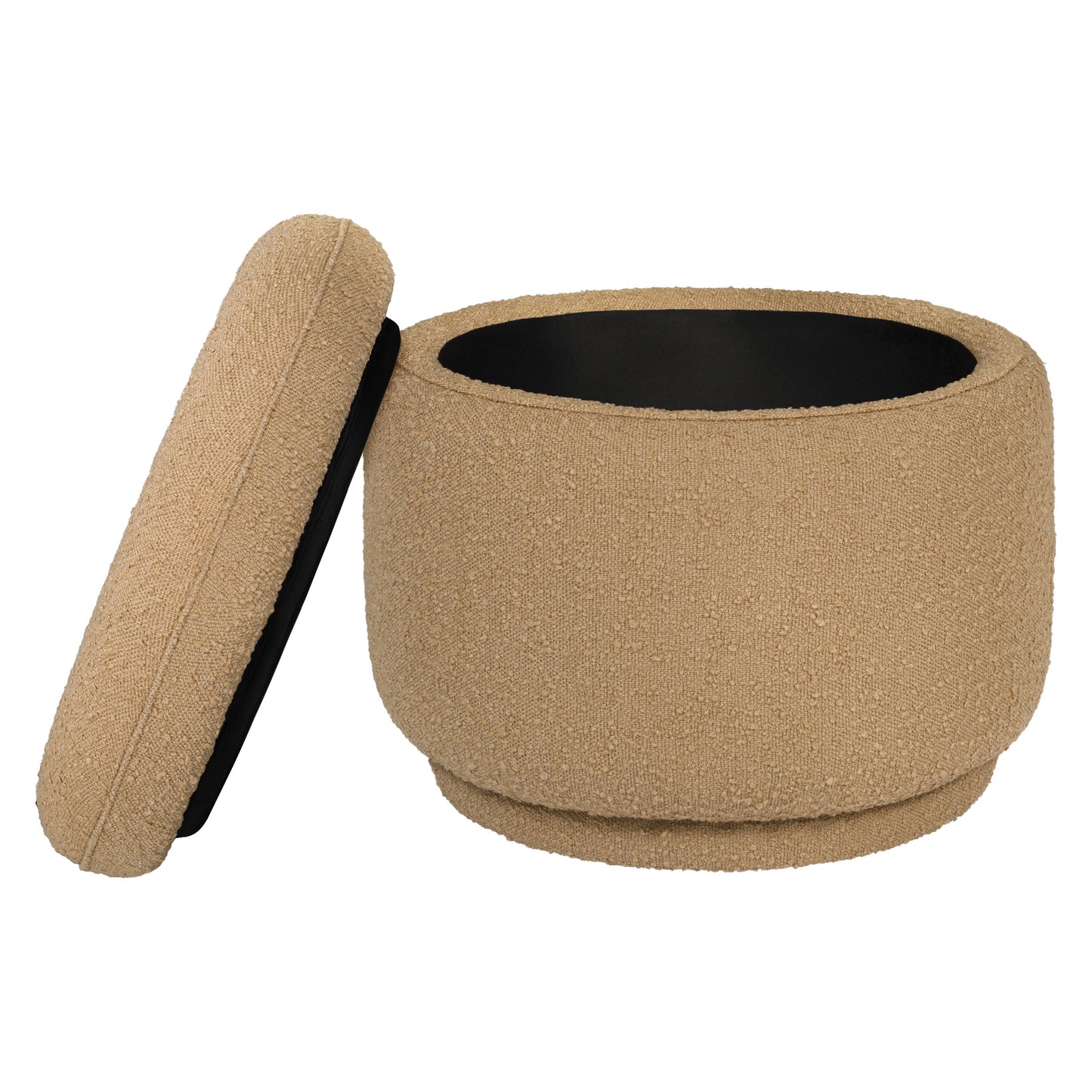 BABYLETTO ENOKI STORAGE OTTOMAN IN BOUCLE