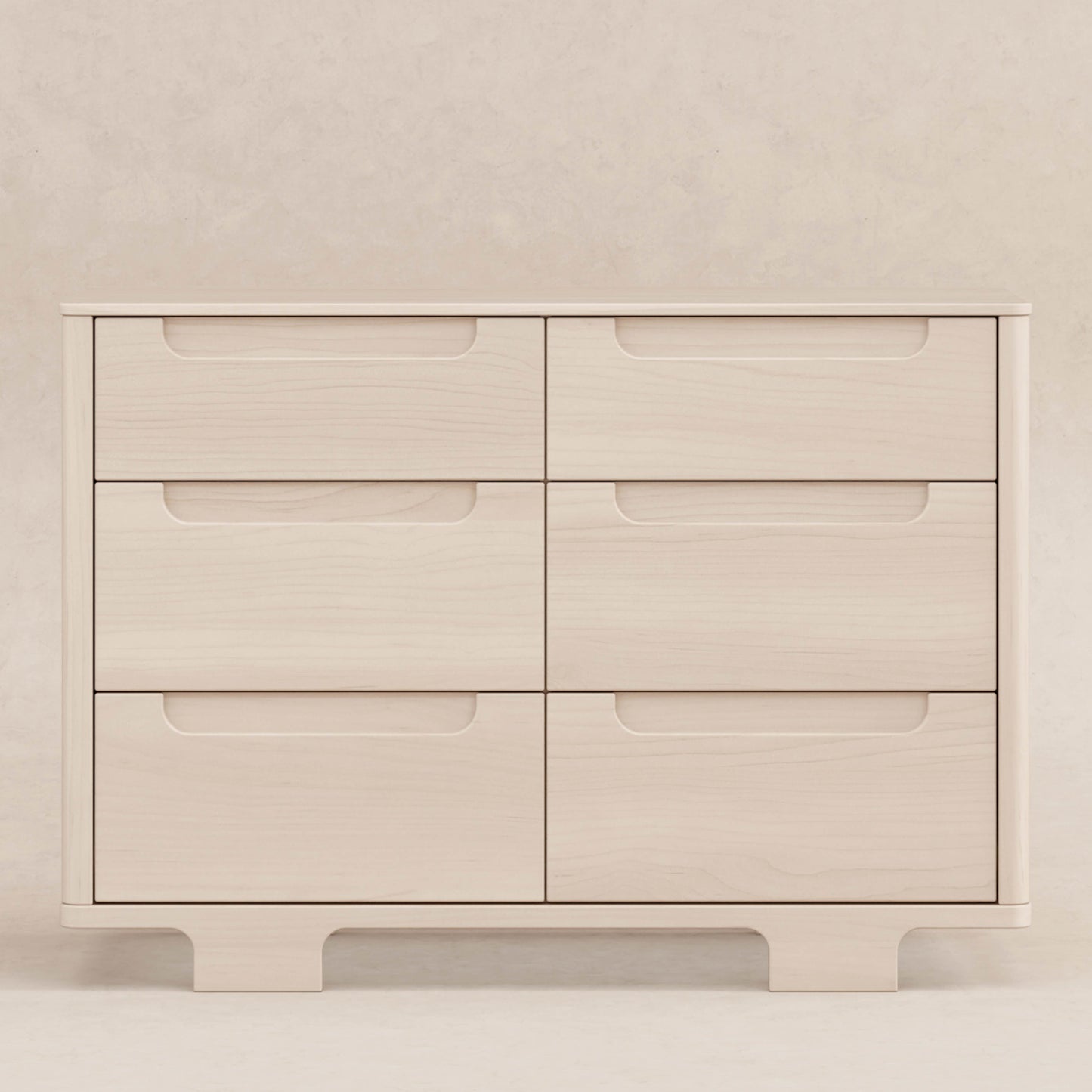 Yuzu 6-Drawer Dresser in Natural Walnut