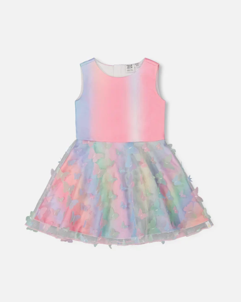 MILANO DRESS GRADIENT BUTTERFLY