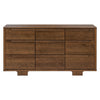 Yuzu 9-Drawer Dresser, Assembled in Natural Walnut