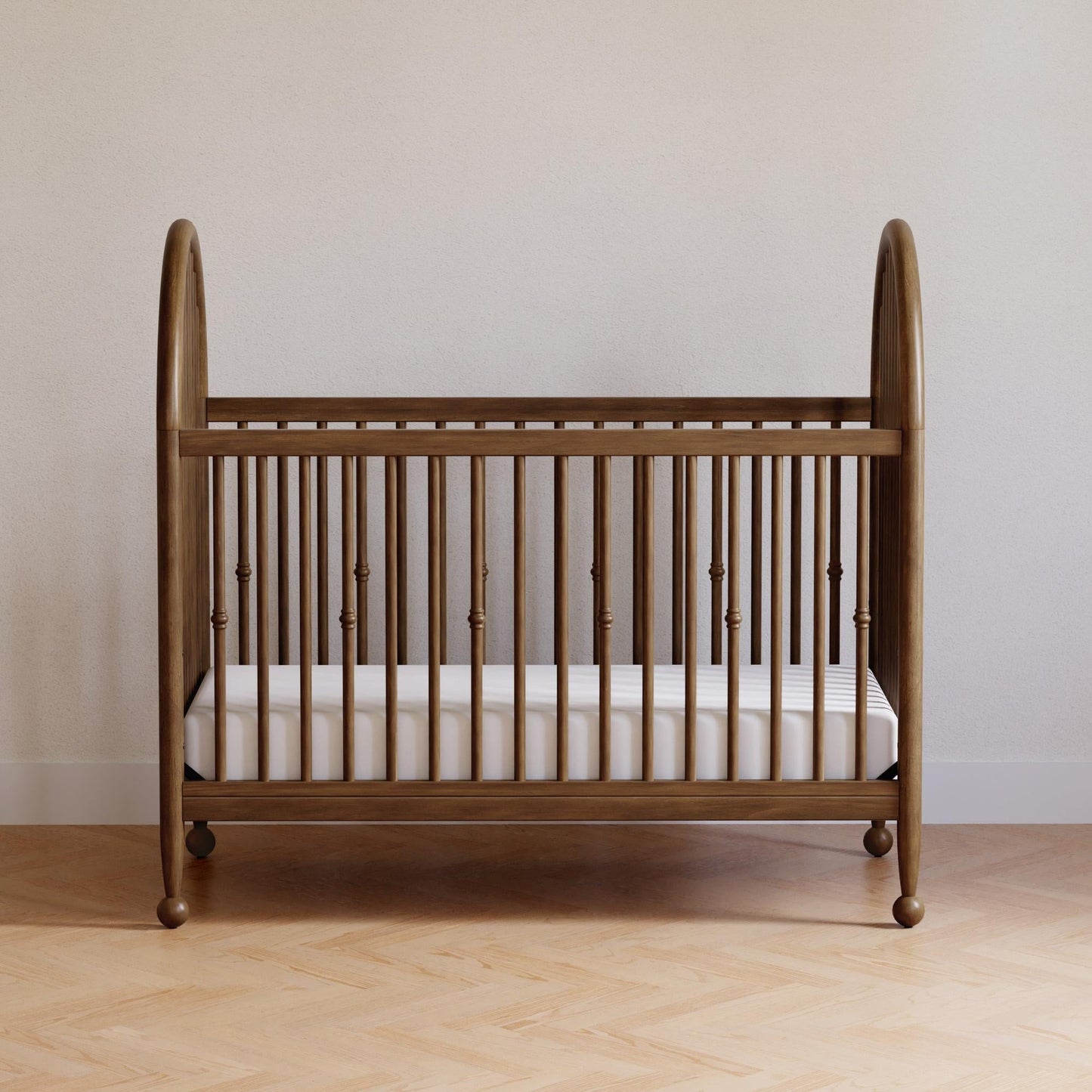 Alouette 3-in-1 Convertible Spindle Crib in Washed Pine