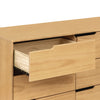 Hudson 6-Drawer Double Dresser, Assembled in Honey