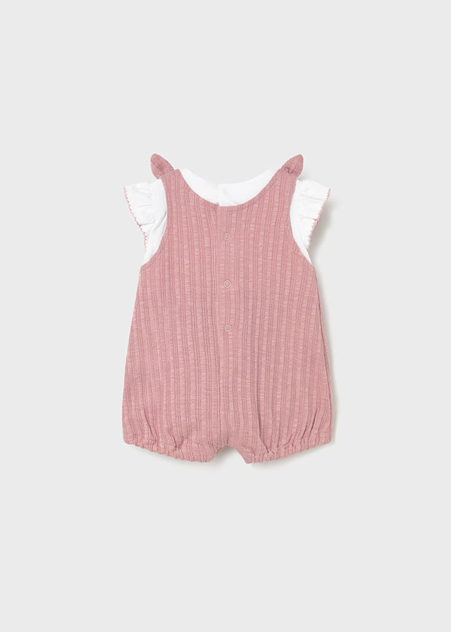 MAYORAL DUNGAREE AND T-SHIRT SET