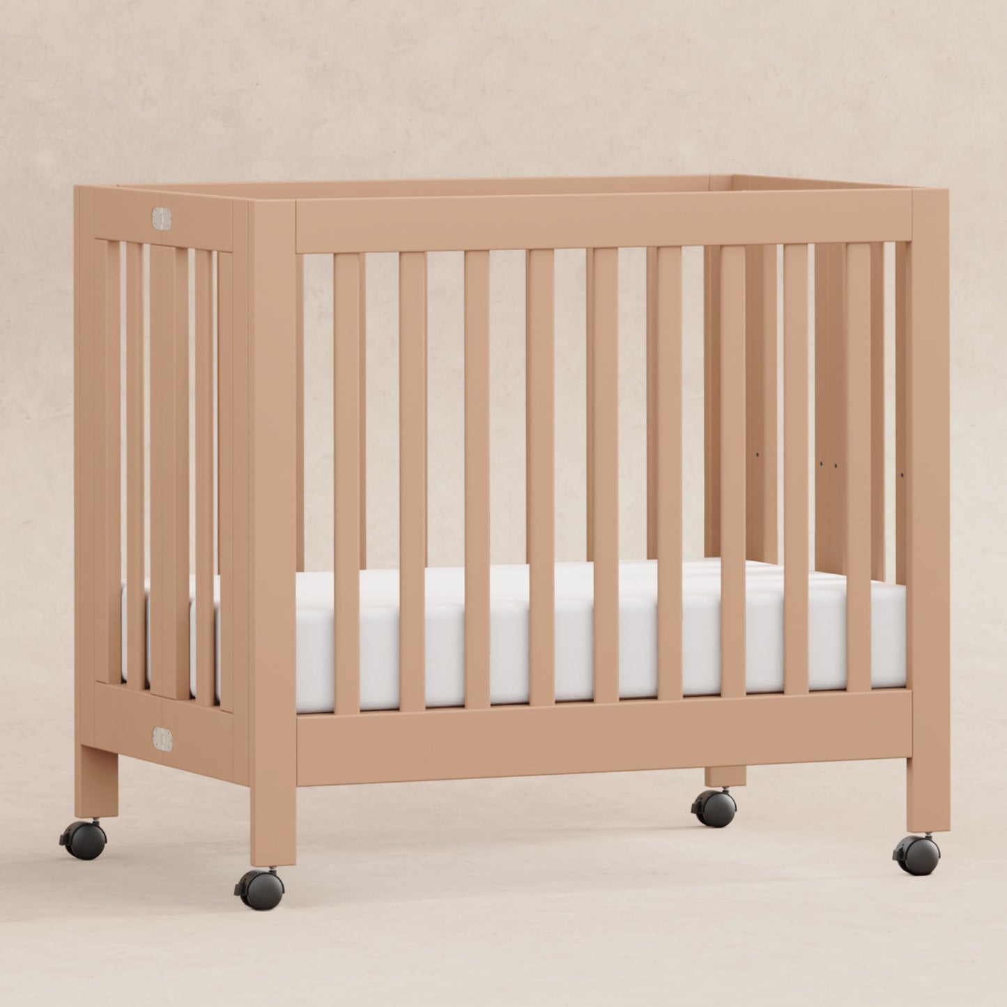 Origami Mini Crib in Light Sage