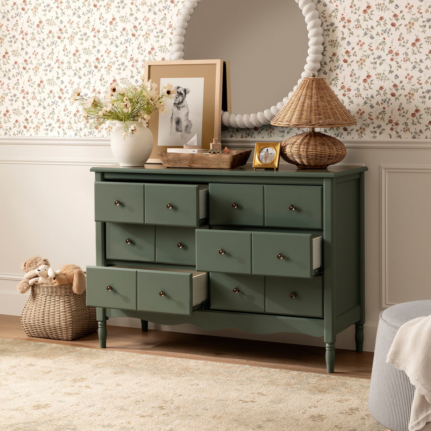 Liberty 6-Drawer Assembled Dresser in Cove Blue