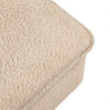 BABYLETTO CALI STORAGE OTTOMAN IN SHEARLING