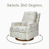 MORRIS & CO. X NAMESAKE CREWE RECLINER AND SWIVEL GLIDER