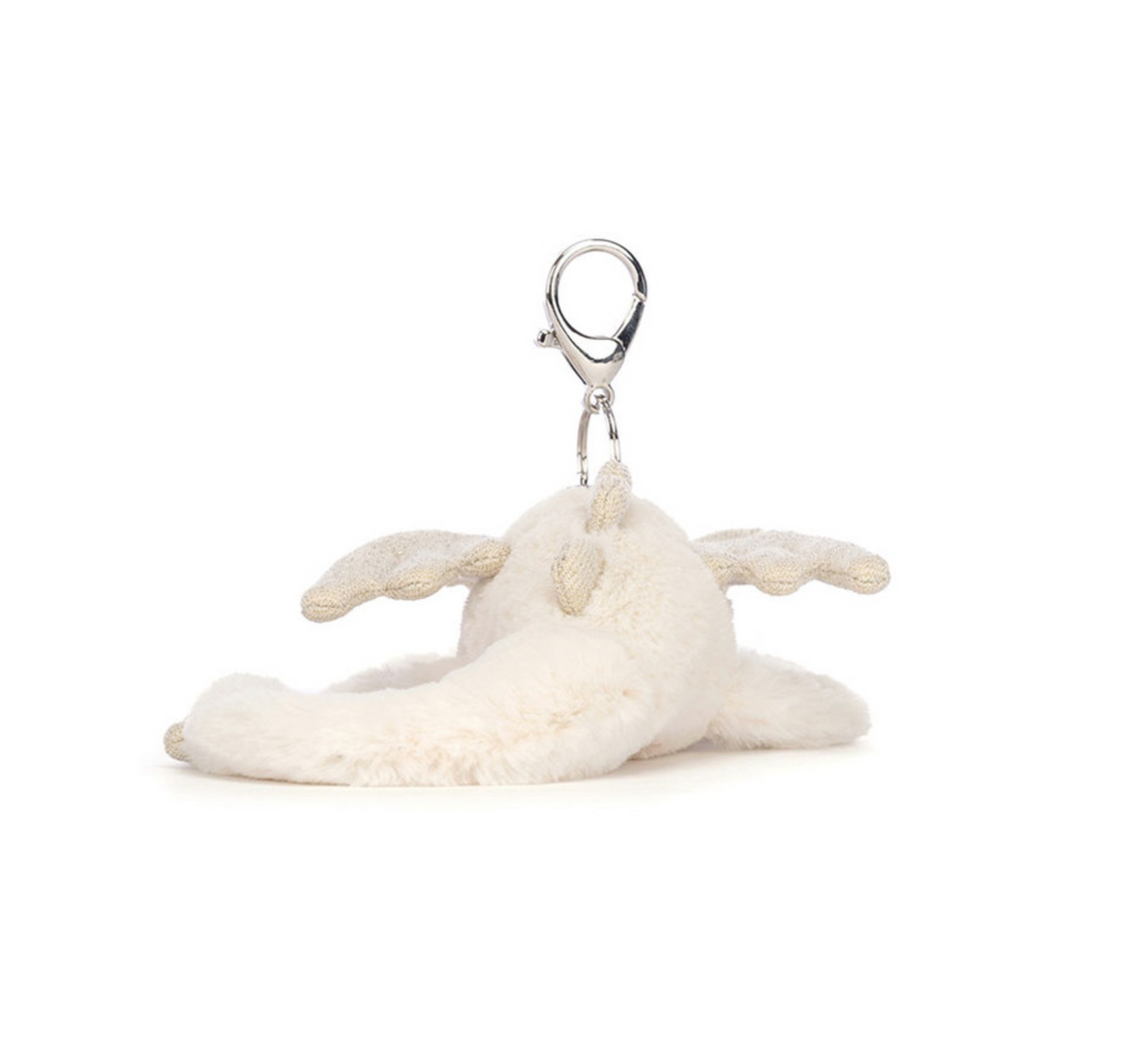 JELLYCAT SNOW DRAGON BAG CHARM