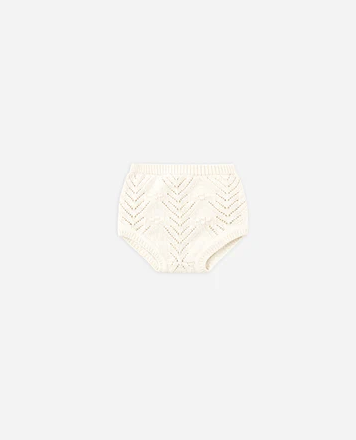 QUINCY MAE KNITTED BLOOMER - NATURAL