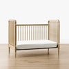Liberty 3-in-1 Convertible Spindle Crib w/Toddler Bed Conversion Kit in Dusty Rose