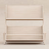 Tally Storage and Bookshelf in Washed Natural