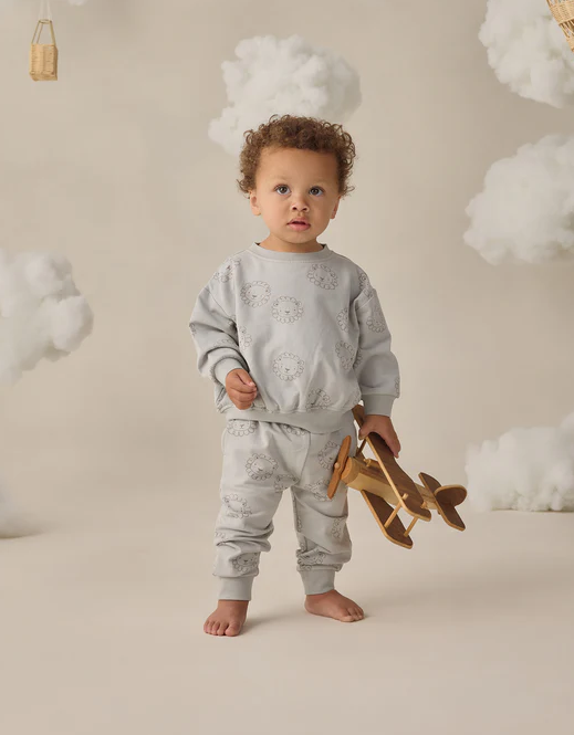 QUINCY MAE RELAXED SWEATPANT LIONS
