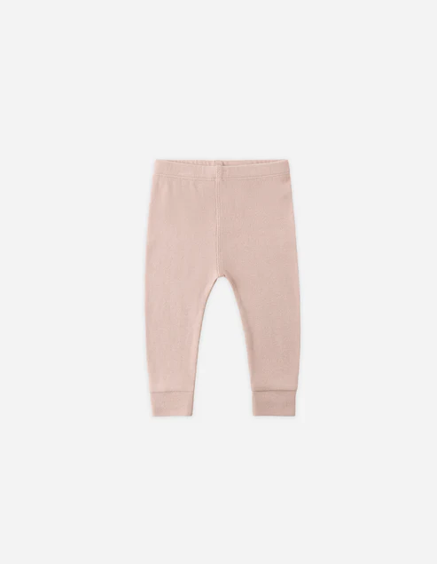 QUINCY MAE RIBBED LEGGING BLUSH