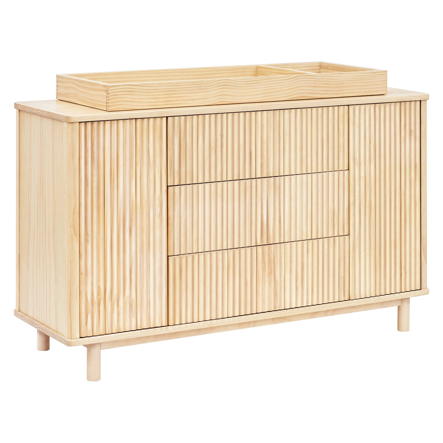 Pogo Tambour Assembled Dresser in Olive