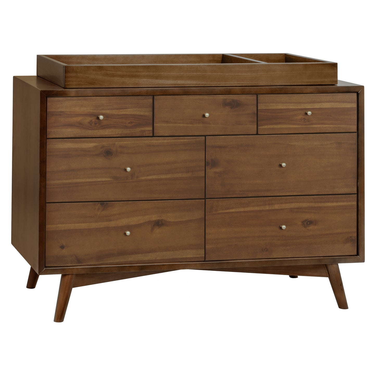 Palma 7-Drawer Double Dresser, Assembled in Warm White