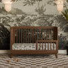 Scoot 3-in-1 Convertible Crib w/ToddlerBedConversion Kit in White/WashedNatural