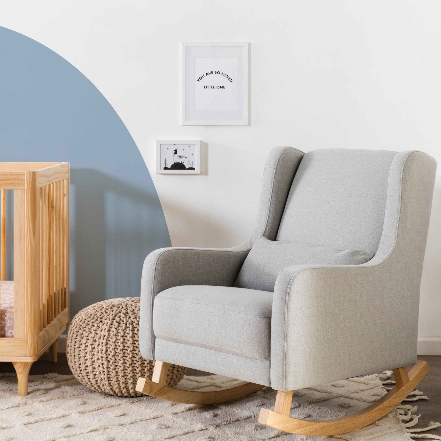 BABYLETTO KAI ROCKER IN ECO-PERFORMANCE FABRIC | WATER REPELLENT & STAIN RESISTANT