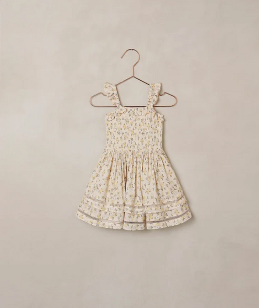 NORALEE BIRDIE DRESS LEMON MEADOW