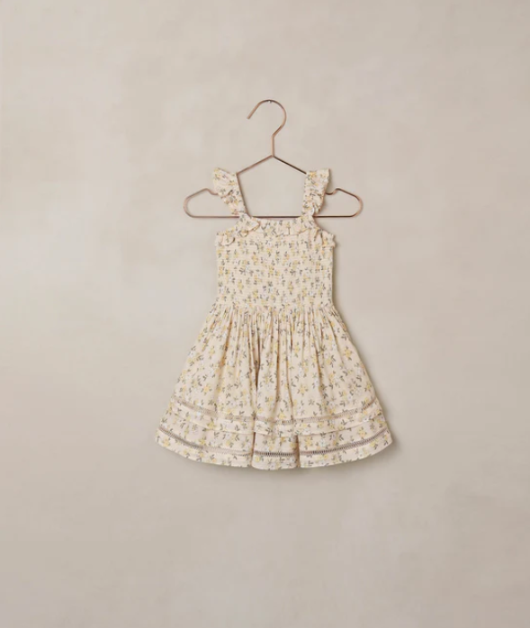 NORALEE BIRDIE DRESS LEMON MEADOW